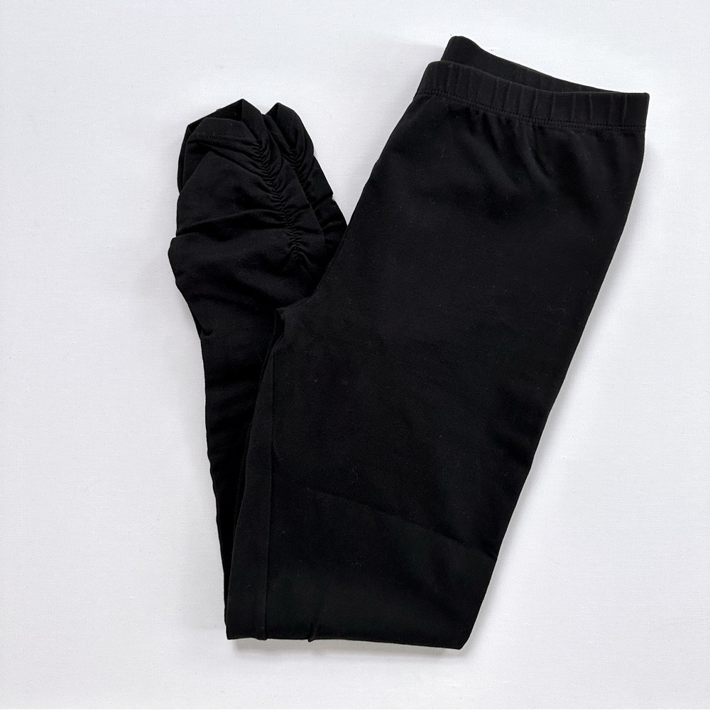 Girl’s Ralph Lauren Cropped Cotton Leggings